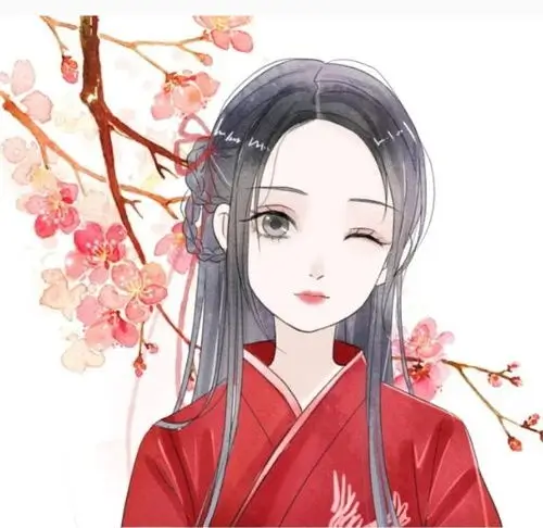 读者头像：抱着画板的动画学徒插画
